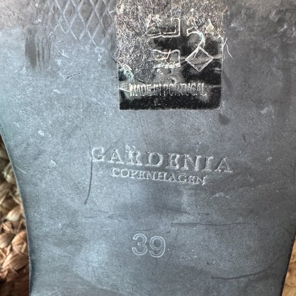 Gardenia Copenhagen Black Leather Loafers - Size EU 39 / US 8.5-9 🖤 - Picture 9 of 10